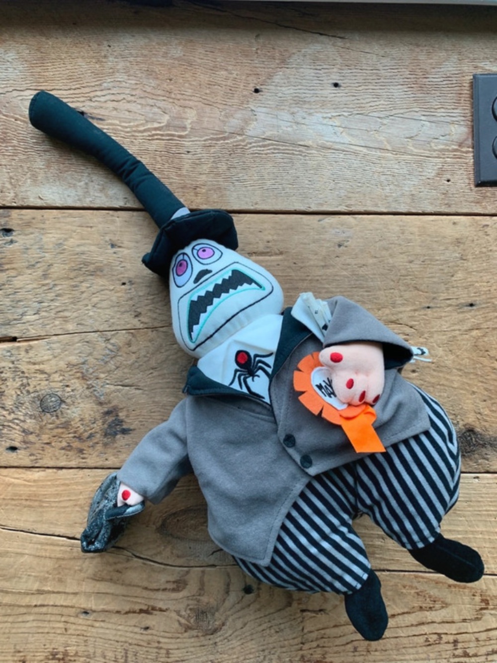 15” Vintage Disney Store The Nightmare Before Christmas Mayor Plush